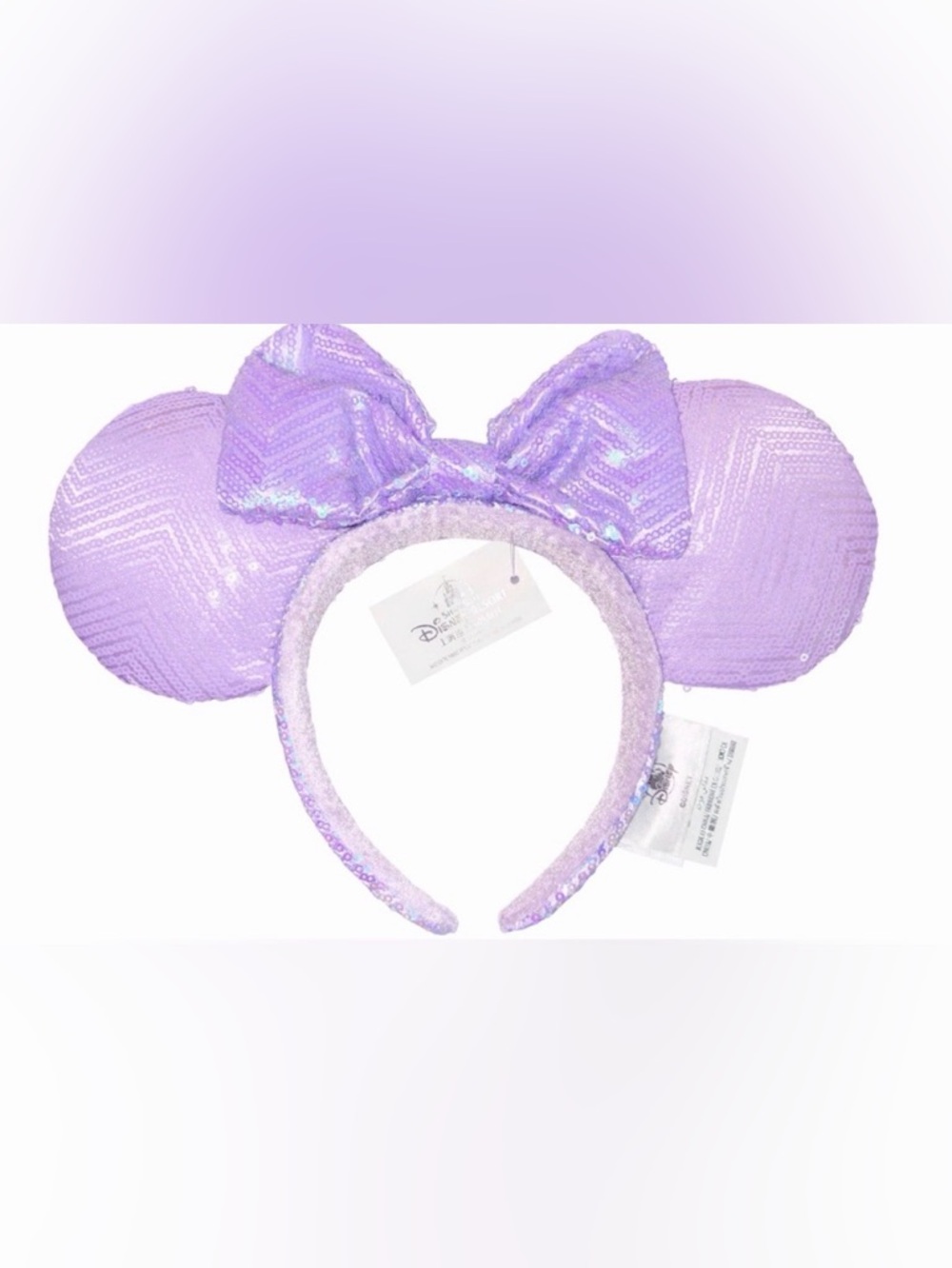 Purple Sequin Mouse Headband